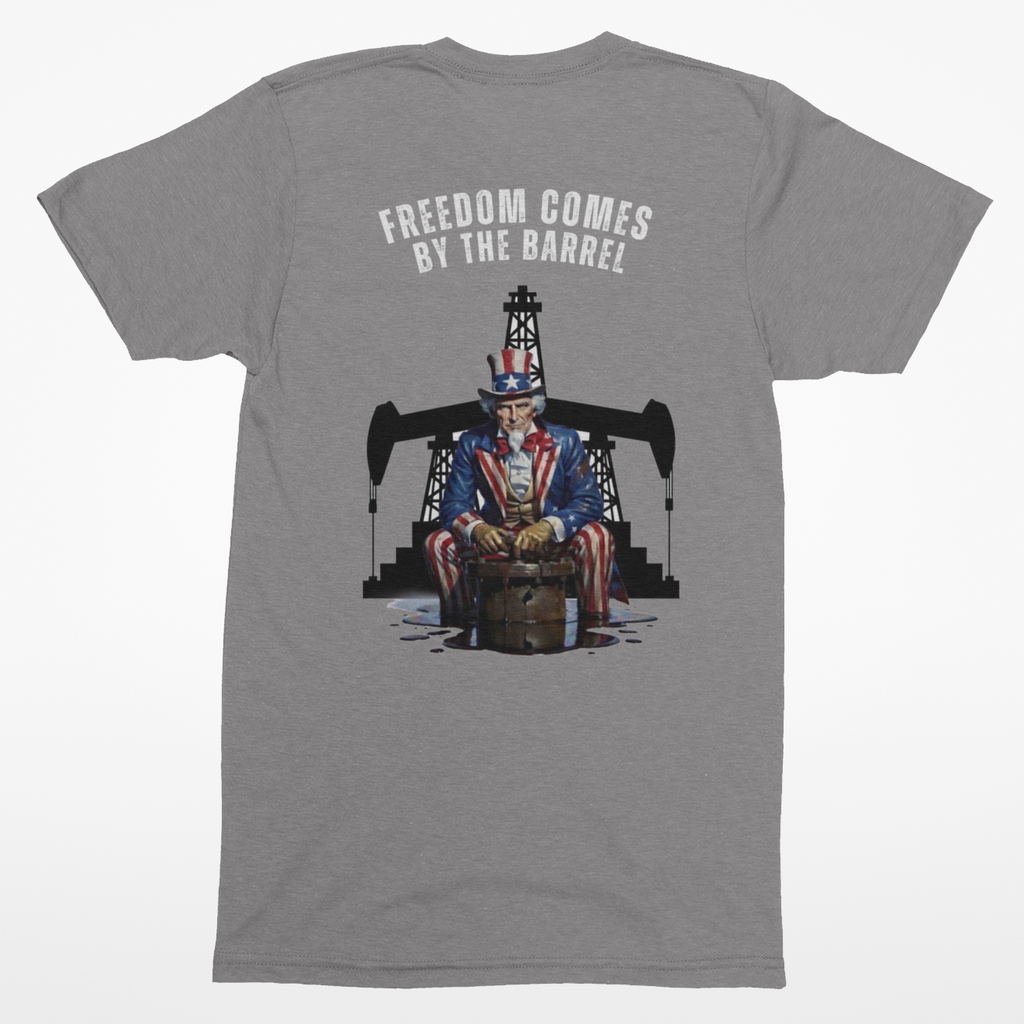 Freedom By The Barrel Tee - Gray