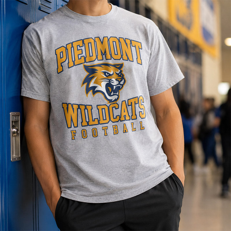 Piedmont Wildcats Football Shirt