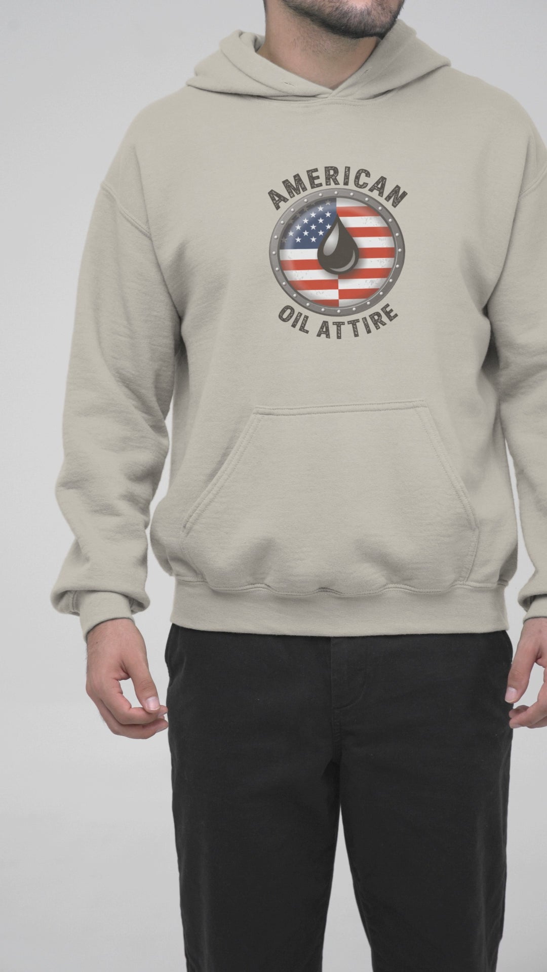 American Oil Attire Logo Hoodie